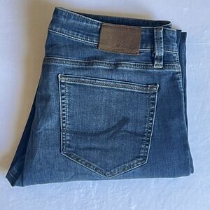 34 Heritage Jeans Men's Size 36x33 Blue Courage Mid Rise Straight Denim Nice!